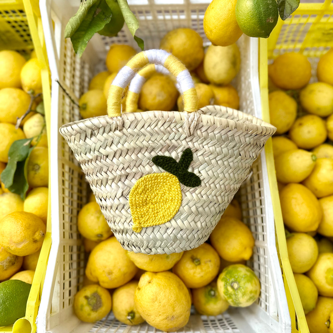 Lemon Straw Frutta Bag