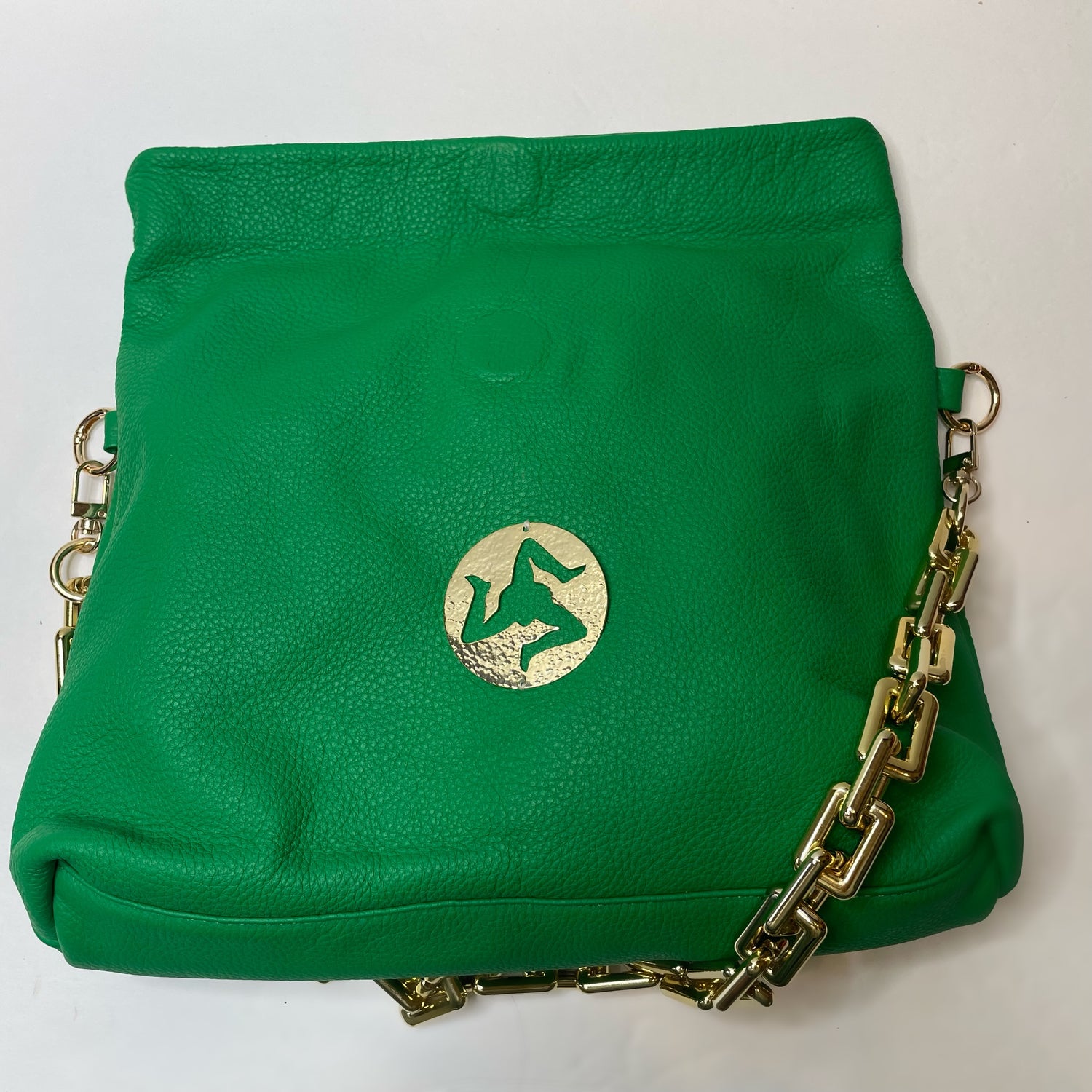 Sicily Verde Leather Handbag