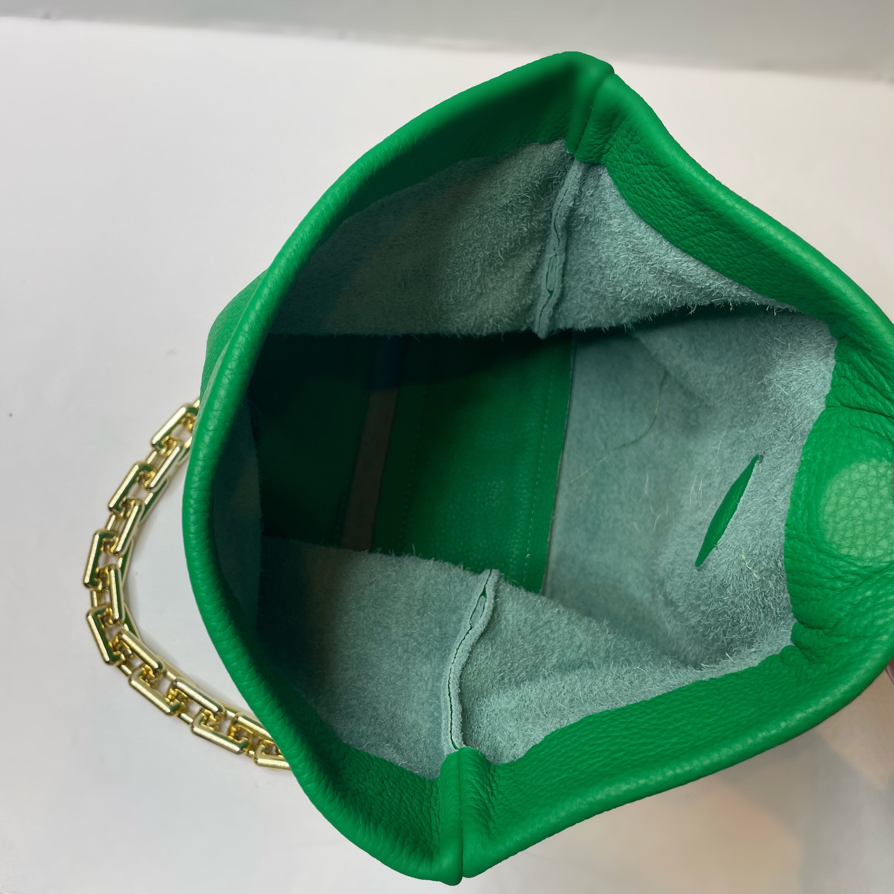 Sicily Verde Leather Handbag
