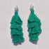 Tula Green Turquoise Tassel Earring - Oriana Lamarca LLC