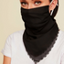 Black Chiffon Facemask Scarf - Oriana Lamarca LLC